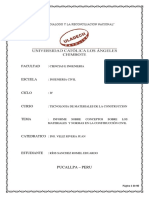 Informe de Tecnologia de Materiales