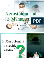 Xerostomia and Its Management: S.Abhiram