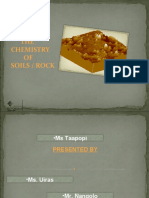 Group 1 Chemistry of Soils & Rocks