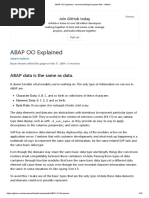 ABAP OO Explained With Example