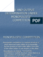 Monopolistic Competiton