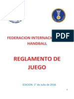 Reglas Handball 2016 ESP