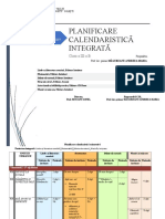 Planificare - Cls. A III-a