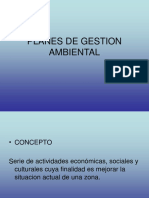 Planes de Gestion Ambiental