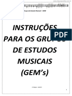 (Cliqueapostilas - Com.br) Grupo de Estudo Musical Â " Gem