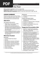 Download Food Safety Lesson 1 by Kari Kristine Hoskins Barrera SN39030917 doc pdf
