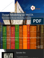 Threat Modeling With PASTA - Risk Centric Application Threat Modeling Case Studies - Tony UcedaVélez - OWASP - AppSec-Eu - 2017