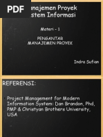 Download Manajemen Proyek Sistem Informasi - Materi 1 Pengantar Manajemen Proyek Sistem Informasi by IndraSufian SN39031269 doc pdf