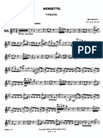 Boccherini Minuet Violin PDF