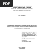 Comunidades Tradicionais de Faxinais e Gestão de Políticas Públicas Educacionais