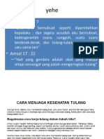 Menjaga Kesehatan Tulang, GKT Metro