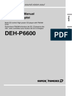 DEH-P6600: Operation Manual Mode Demploi