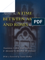 Adonis - A Time Between Ashes and Roses (Syracuse, 2004) PDF