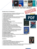 Download Daftar Judul Text Books Kedokteran Gigi Updated Agustus 2010 by Muhammad Wachid SN39033081 doc pdf