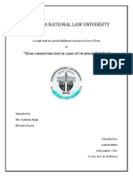 Chanakya National LAW University: "Close Connection Test in Cases of Vicarious Liability"