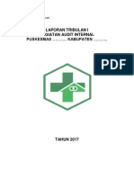 Contoh - Draft Laporan Tribulanan Audit Internal