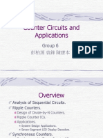 Counter Circuits and Applications: Group 6 彭柏源 袁鋒 陳康本