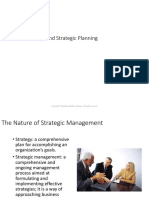 Managing Strategy and Strategic Planning