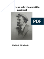 Lenin - Notas Críticas Sobre La Cuestión Nacional