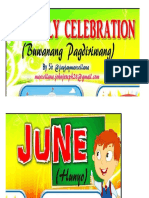 Monthly Celebration