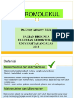 MAKROMOLEKUL DAN STRUKTUR BIOLOGIS