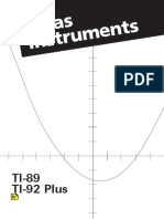 Manual - TI-89 TI-92 Plus, Texas Instruments Calculators.pdf