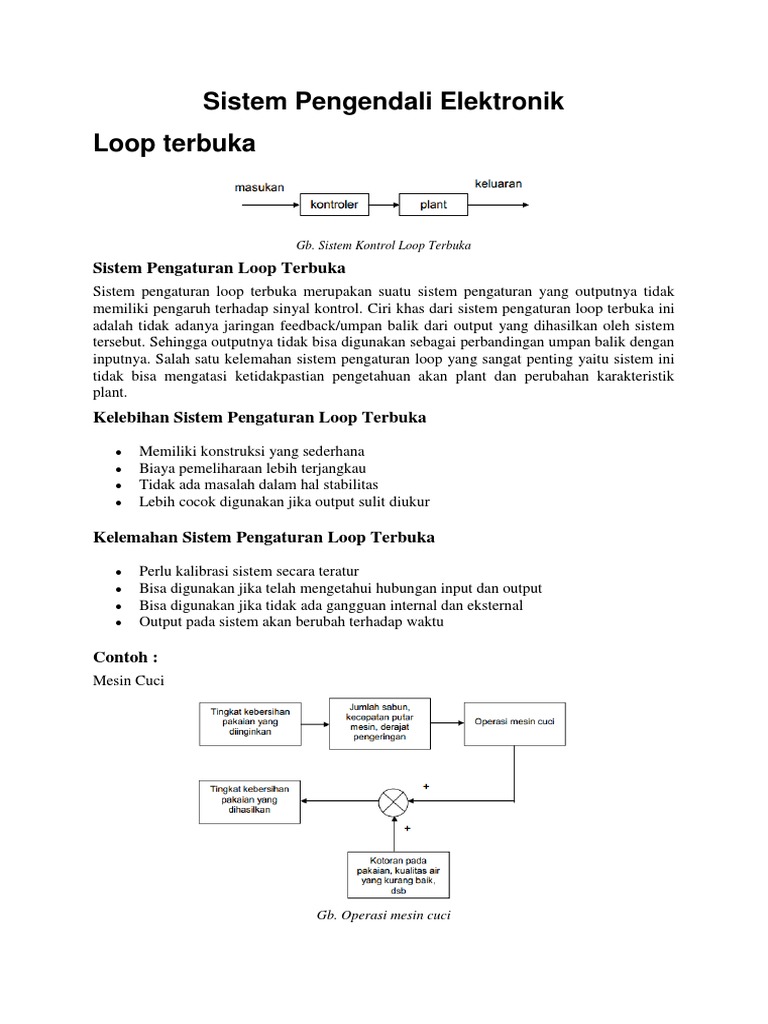 Loop Terbuka Dan Tertutup | PDF