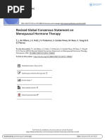 Revised Global Consensus Statement On Menopausal Hormone Therapy