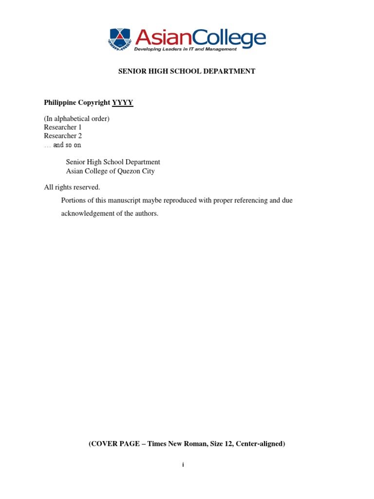Modified Proposed Format | PDF | Libraries
