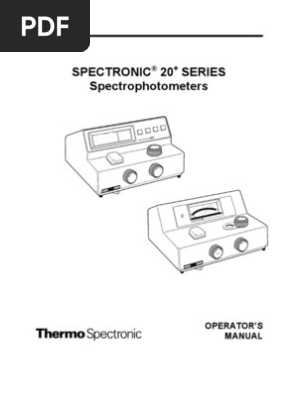 Spectrophotometer Absorbance Spectrophotometry