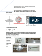 Laboratorio de Fisica Momento de Inercia