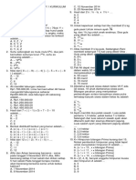 Ulangan Tengah Semester 1 Kurikulum 2013 Matematika Kelas 7