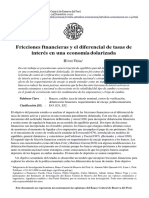 Hugo Vega Fricciones Financieras Diferencial Td Interes Econ Dolarizada 18 Pags