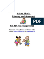 Making Music, Literacy and Movement Fun For The Younger Ones