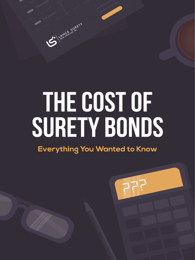 Surety Bond Cost Everything You Wanted To Know PDF Surety Bond