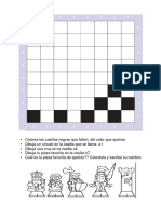 Ficha Coloreo Casillas Preajedrez EI