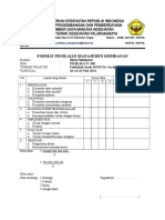 Format Penilaian Manajemen Kebidanan Sardjito