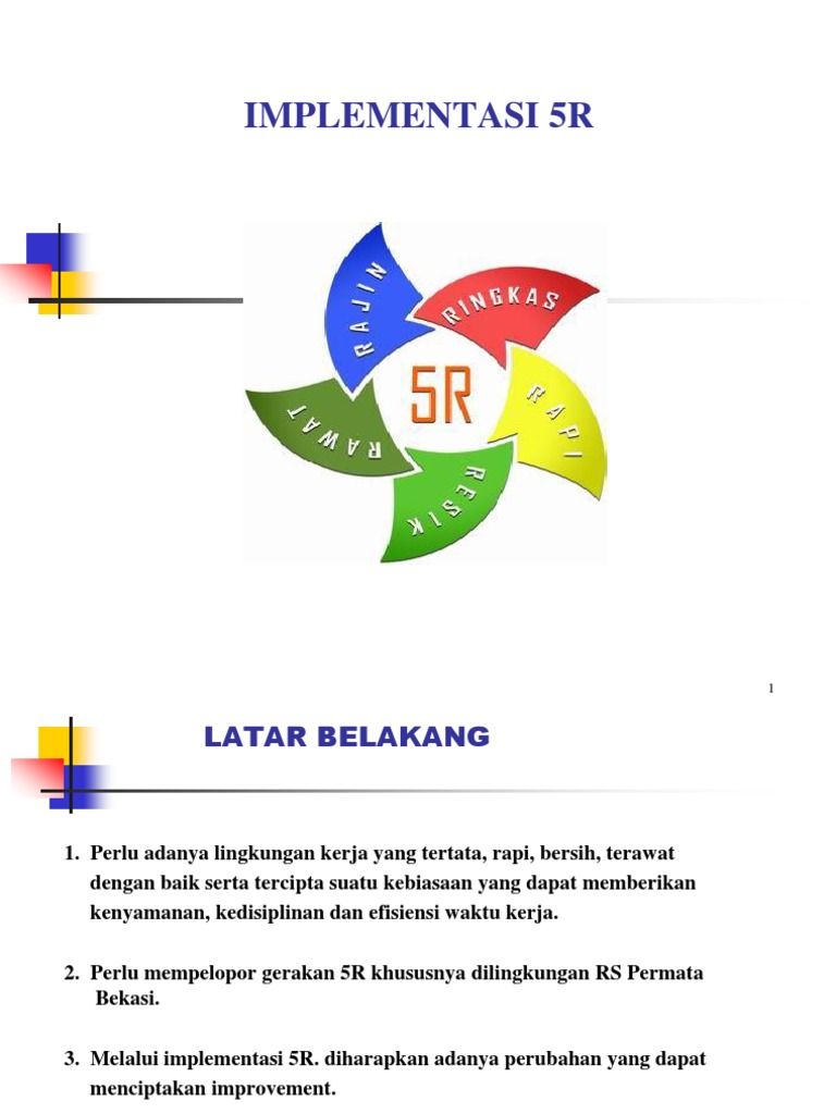 Implementasi 5R di RS Permata | PDF