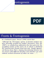 Fronts & Frontogenesis