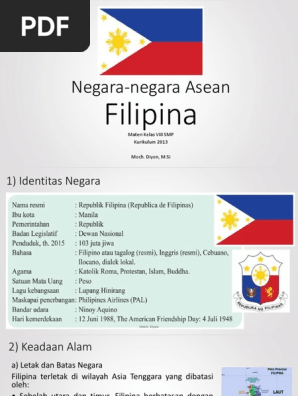 Negara Negara Asean Filipina Pdf