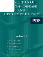 Health - Disease AND History of Disease