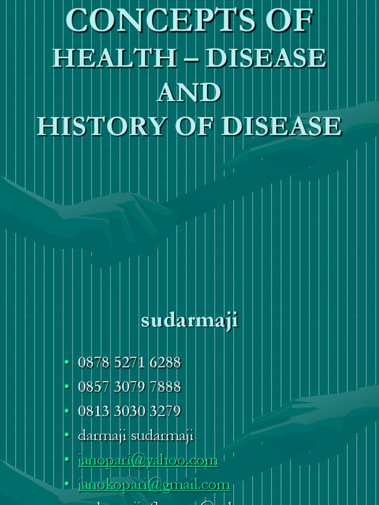Health Disease AND History of Disease PDF Transmission (Medicine