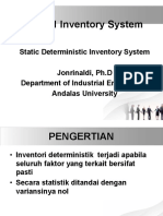Minggu 2 - Sistem Persediaan Deterministik Statis PDF