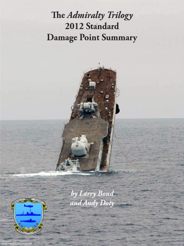 Admiralty Trilogy 12 Standard Damage Point Summary Destroyer Torpedo