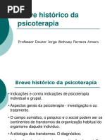 Breve Histórico do Psicoterapia