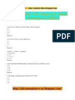 Solved Model Test Paper For Bank Exam (Numerical Ability)