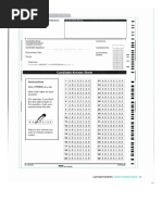 Answer Sheet CAE PDF