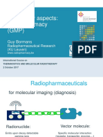 Regulatory Aspects: Radiopharmacy (GMP) : Guy Bormans