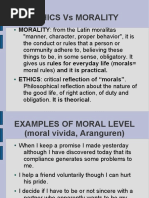 Ethics and Morality