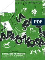 [Spartito - Sheet Music] Antonio Trombone - La Scatola Armoniosa - Fascicolo 1 - 12 Piccoli Pezzi Per Pianoforte.